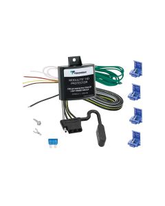 Tail Light Converter; Direct Battery Powered; To Turn Trailer Lighting Functions On and Off; With Circuit Protection; Rated For Up To 2.1 Amps For Turns/Stops Circuits And 7.5 Amps For Taillight Circuit; Works With LED/ Incandescent Bulbs; Will Not Work W