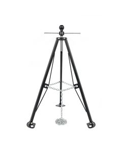 Gooseneck Trailer Stabilizer Jack Stand; Use To Stabilize Gooseneck Trailer While Parked; Up To 7500 Pound Capacity; Adjustable 33 To 44 Inch Height; Steel; Single
