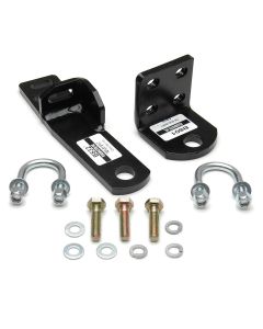 Steering Stabilizer Bracket; Reflex; Single; With One Chassis Bracket/ One Tie Rod Bracket/ Four 10 Millimeter Flat Washer/ Four 3/8 Inch Lock Nuts/ Two 3/8 Inch U-Bolts; Refer To Roadmaster Application Guide For Proper Fitment
