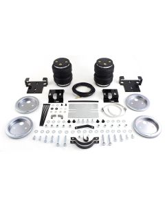 Helper Spring Kit; Load Lifter 5000 ™; Air Spring; Frame Mount; Upto 5000 Pounds Of Leveling Capacity; Air Adjustable From 5 To 100 PSI; Rubber; With Air Springs/ Brackets/ Roll Plate/ Air Lines/ Fittings/ Valves/ Heat Shield/ Installation Hardware; Air C
