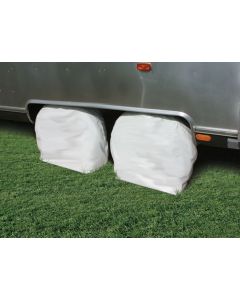COVER,WHEEL&TIRE PROTECTORS 24-26IN,COLWH VINYL, SET OF 2
