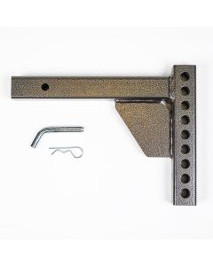 Weight Distribution Hitch Shank; For Use With 2 Inch Receiver; 15000 Pound Trailer Weight Capacity/ 1500 Tongue Weight Capacity; 12 Inch Length; 9 Mounting Holes

