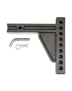 Weight Distribution Hitch Shank; For Use With 2 Inch Receiver; 15000 Pound Trailer Weight Capacity/ 1500 Tongue Weight Capacity; 9 Inch Length; 9 Mounting Holes
