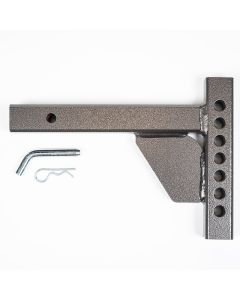 Weight Distribution Hitch Shank; For Use With 2 Inch Receiver; 20000 Pound Trailer Weight Capacity/ 2000 Tongue Weight Capacity; 12 Inch Length; 7 Mounting Holes
