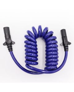 6-Wire Electrical Coiled Cable Extension