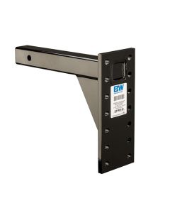 Pintle Hook Mounting Plate; Heavy Duty Pintle Plate; Receiver Mount Type; For 2 Inch Receiver; 16000 Pound Gross Trailer Weight/1600 Tongue Weight; 14 Hole; 15 Inch Shank Length; Solid Shank
