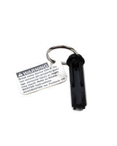 Towed Vehicle Brake Control Breakaway Switch Plug; Towed Vehicle Brake Control Breakaway Switch; Replacement Break Away Pin And Ring For Roadmaster Part Number 650898; Includes Water Resistant O-Ring Seal
