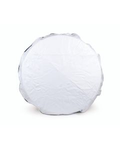 Cover, Spare Tire N_24 Dia Vinyl, Arctic White