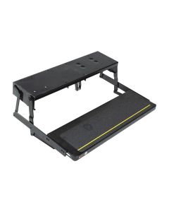 Lippert Components, Entry Step; Tread Lite; Single Electric Folding Step; 30 Inch Width x 8-1/2 Inch Depth; 8-1/2 Inch Rise