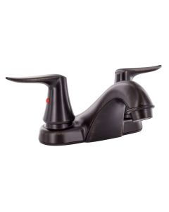 Valterra PF222506 Catalina™ Two Handle 4" Lavatory Faucet Hi-Rise Spout, Rubbed Bronze
