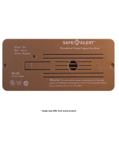 Propane Leak Detector; Safe-T-Alert ™; Flush Mount; Alerts To Leak With Beeping; 6-3/8 Inch Length x 2-7/8 Inch Height x 1 Inch Width; With Auto Reset; 12 Volt DC Hardwire; Brown
