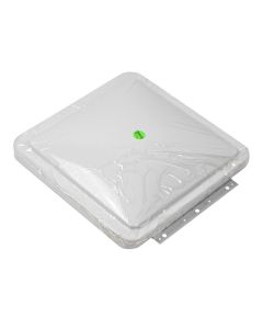 Opaque Double Dome - White