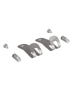 Round Bar Retainer Package (Includes 2 Clips, 2 Locking Pins, & 2 Rivets)