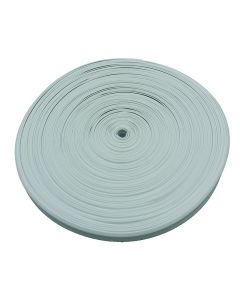 AP Products, Trim Molding Insert; Used For Trim Molding; 1 Inch Width x 100 Foot Length; Vinyl; White