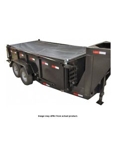 Buyers Products, Tarpaulin Roller Kit; DTR Series; 18 Foot Length x 6.5 Foot Width PVC-Coated Vinyl Mesh Tarpaulin