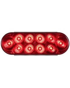 Optronics, Trailer Light; STL72 SERIES; LED Bulb; Oval; Red; 6.43 Inch Length x 2.3 Inch Width x 1-3/4 Inch Depth