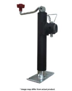 5000# Topwind 5/8u201d Pull Pin Lanyard, Black Powder Coat Outer Tube, Clear Zinc Inner Tube, 15 Lift.