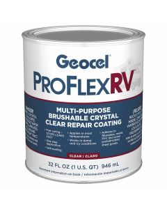 Geocel, Roof Coating; Crystal Clear; 1 Quart Can; Single