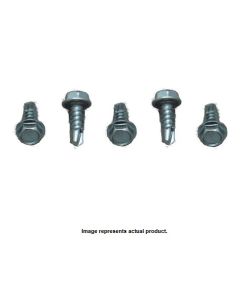 Screw; Self Tapping Type; #8 x 1/2 Inch Length; Hex Washer Head; Case Of 500; Zinc Plated