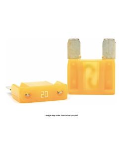 Fuse 20 Amp Max Blade Yellow, 2 Pack, Ul