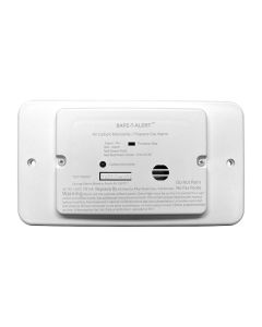 Gas Leak Detector Shut Off Kit; Safe-T-Alert ™; LP And CO Gas; Alert To Leak With Beeping; Standard 1/4 Inch NPT Solenoid Valve; Flush Mount; 12 Volt DC Hardwire; White; With Relay
