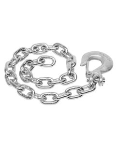 Safety Chain, Class V Gtw 26,400 Lbs. 35, 1/2 Proof Coil, Grade 30, 3/8 Clevis Slip Hook W/latch