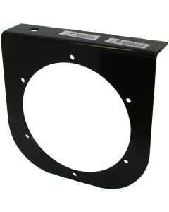 Round Mounting Bracket, Black Steel