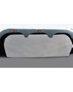 Tire Cover; Triple Tire Cover; Slip On; Fits 27 Inch To 29 Inch Diameter Tires; Diamond Plated Steel Design; Vinyl; Single
