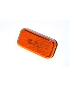 Clearance Light W/Amber Lens, Black Base
