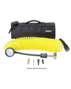Viair, 5 IN 1 DEFLATOR/ INFLATOR, 25 FT. COIL HOSE, 100 PSI INLINE GAUGE, BAG