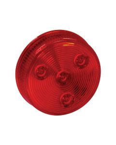 2-1/2 Round Marker Light, 4 LED Red, Bulk (Light Only) 100+