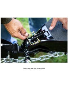 Buyers Products, Trailer Coupler Safety Pin Clip; Snapper Style; 1/4 Inch Diameter; 3 Inch Pin Length; Yellow