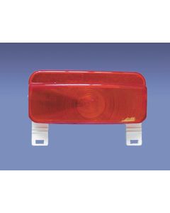 Surface Tail Light With License Plate Bracket-White Base