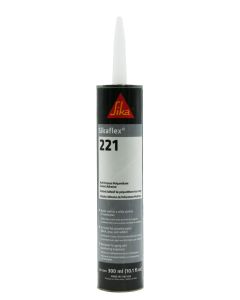Caulk Sealant; Sikaflex ®-221; Used For Truck/ Trailer/ RV And Bus Manufacturing; Polyurethane Sealant; Paintable; Gray; 300 Milliliter Tube; Single
