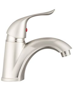 HEAVY DUTY SINGLE LEVER ARC RV LAVATORY FAUCET - BRUSHED SATIN NICKEL
