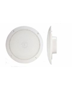 6u201d Ultra-Slim Waterproof Audio Speaker White 1 D - 30 W