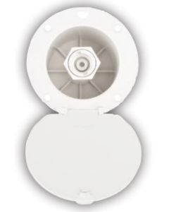 RV Exterior Spray Dock - White