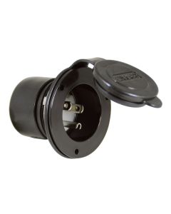Power Inlet, 15A 125V Straight
