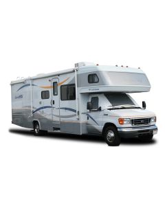 Windshield Cover, Class C Ford 1996-2015, White Vinyl
