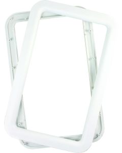 RV Deluxe Entry Door Window Frame, White
