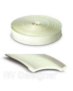 Heavy Duty Insert Trim - 1" x 25' - Col White
