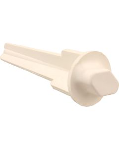 4" Lavoratory Sink Stopper, Rubber, Parchment
