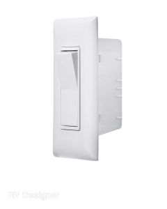 self Contained White Contemporary Touch Switch, Speedwire W/cover-Plate