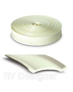 Heavy Duty Insert Trim - 1" x 100' - Col White
