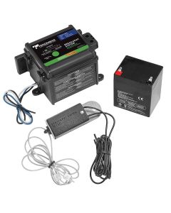Trailer Breakaway System Kit; Brake Control; Breakaway System for 1 to 3 Axle Trailers with Electric Brakes; Includes Battery Box With 3 Mounting Options/ 5 Amp Battery With Push To Test LED Test Meter/ Integrated Multi-Stage Charger and Tekonsha ® Breaka