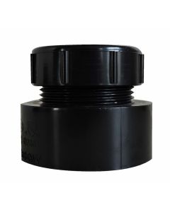 Sewer Waste Valve Fitting; Drain-Waste-Ventilation; Trap Adapter; Male 1-1/2 Inch; Drain/ Waste/ Ventilation (DWV); Plastic
