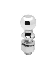 Trailer Hitch Ball; 2 Inch Ball; 8000 Pound Gross Trailer Weight Capacity; 1-1/4 Inch Diameter 2-3/4 Inch Long Shank; Chrome; Steel
