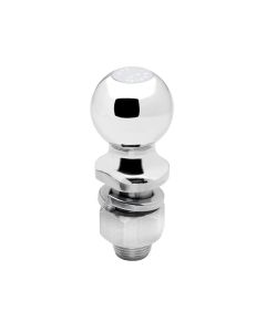 Trailer Hitch Ball; 2 Inch Ball; 7500 Gross Trailer Weight Capacity; 1 Inch Diameter 2-1/8 Inch Long Shank; Chrome; Steel; Single; Bulk
