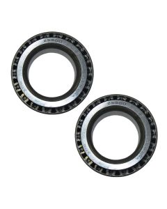 Trailer Wheel Bearing; Use With 1-3/4 Inch Out Diameter Axles; Tapered Roller Bearing; With Inner Bearing 25580; Pack Of 2; Clamshell Pack
