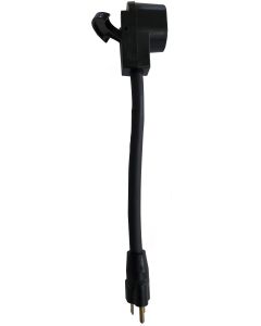 Power Cord Adapter; Surge Guard ®; For Connecting RV Power Inlet To Standard Power Source; 15 Amp Male To 30 Amp Female; 12 Inch Length; Non Locking; Without Lighted Ends; Without Handle
